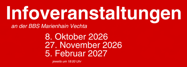 Infoveranstaltungen der BBSM